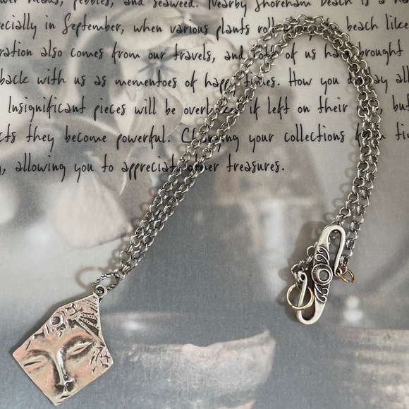 ARTISAN CRAFTED "Namaste" Buddha Necklace is New without Tags. - Picture 1 of 7